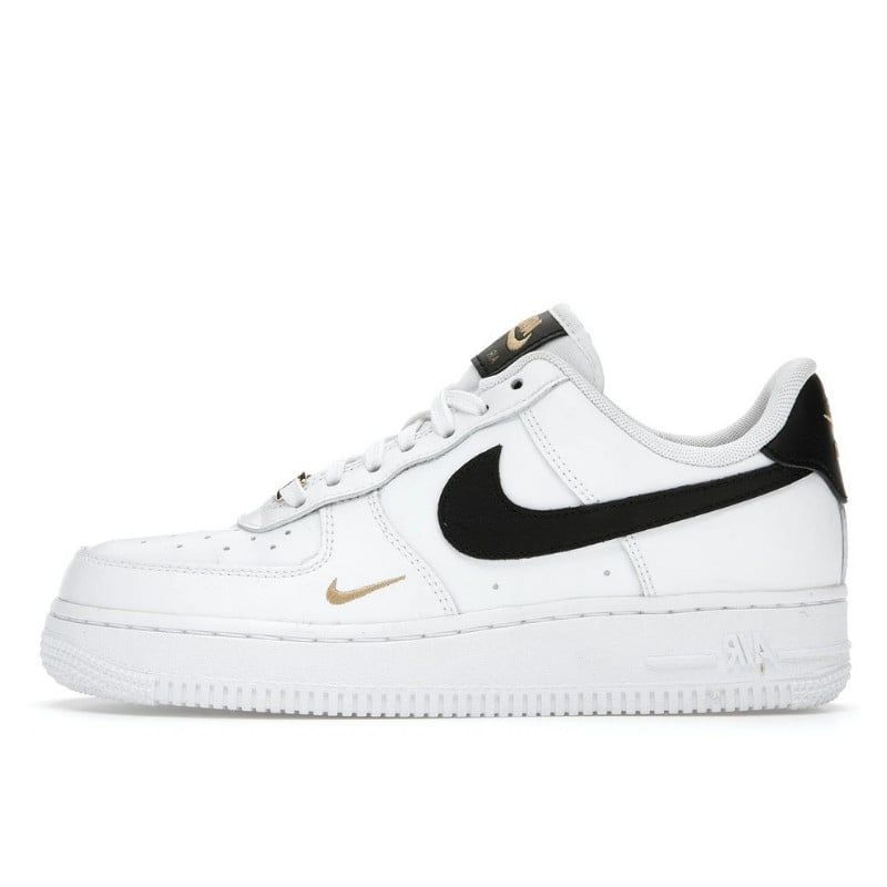 NIKE AIRFORCE ONE WHITE BLACK GOLD UA QUALITY