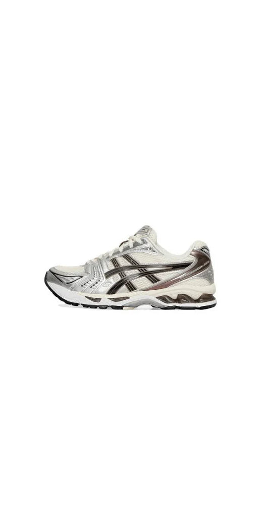 ASICS GEL KAYANO 14 CREAM BLACK / METALLIC PLUM