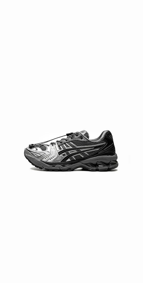 ASICS GEL KAYANO 14 X UNAFFECTED BLACK SILVER