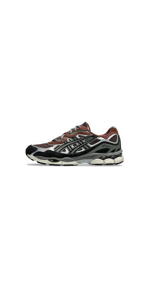 ASICS GEL NYC REDDISH BROWN BLACK