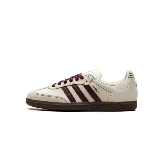 Adidass Samba OG Wonder White Maroon