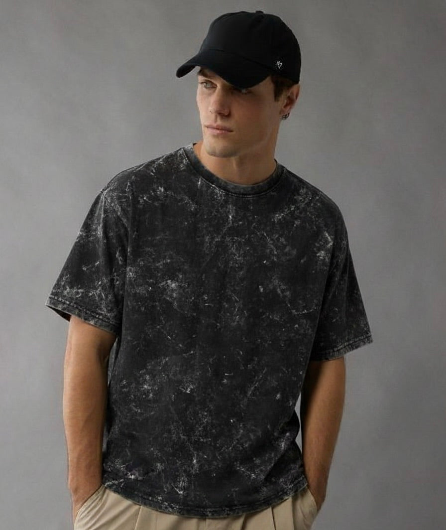 Unisex Acid Washed Oversized Tee