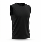 PLAIN SLEEVELESS T SHIRT