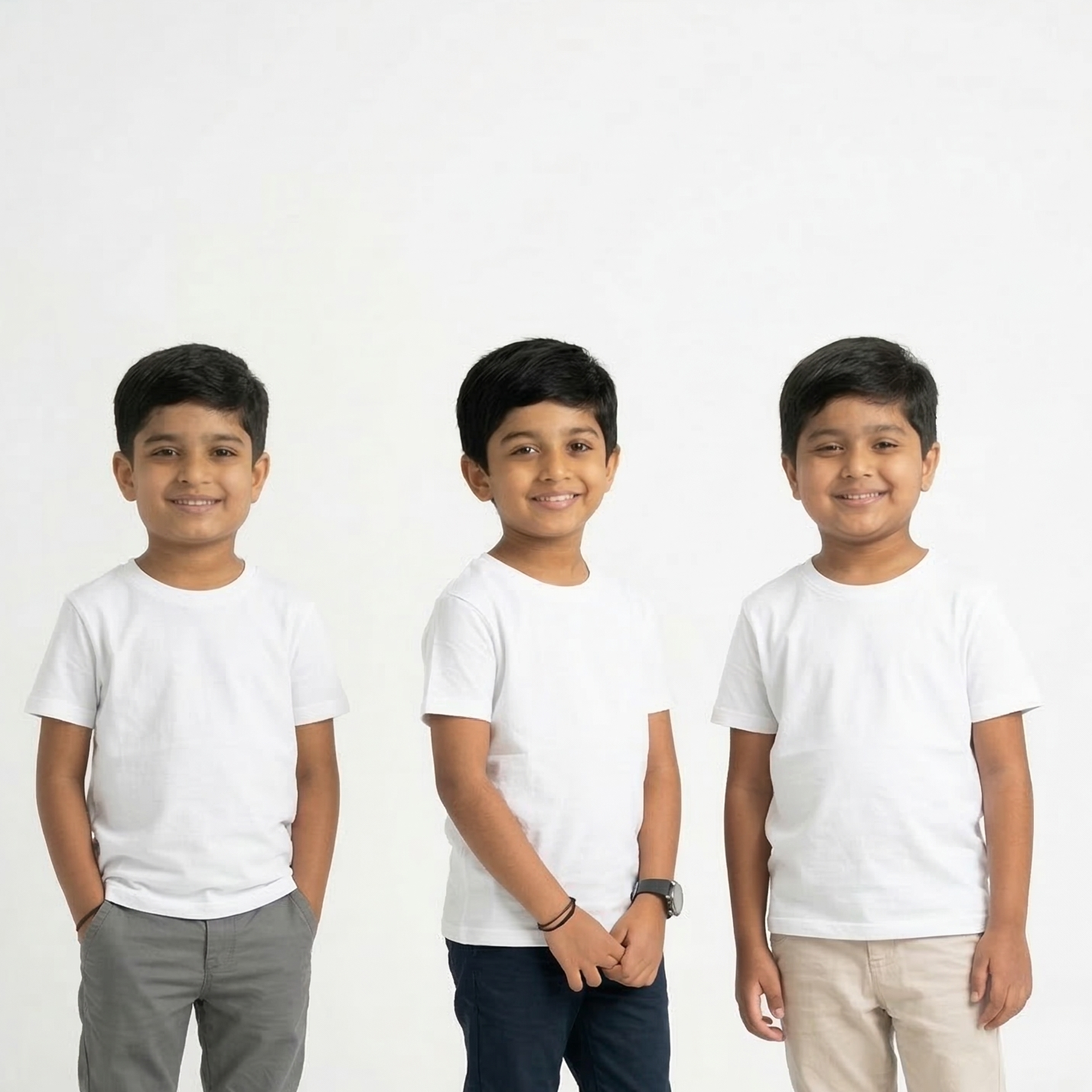 3 IN 1 BOYS HALF SLEEVE T-SHIRT COMBO