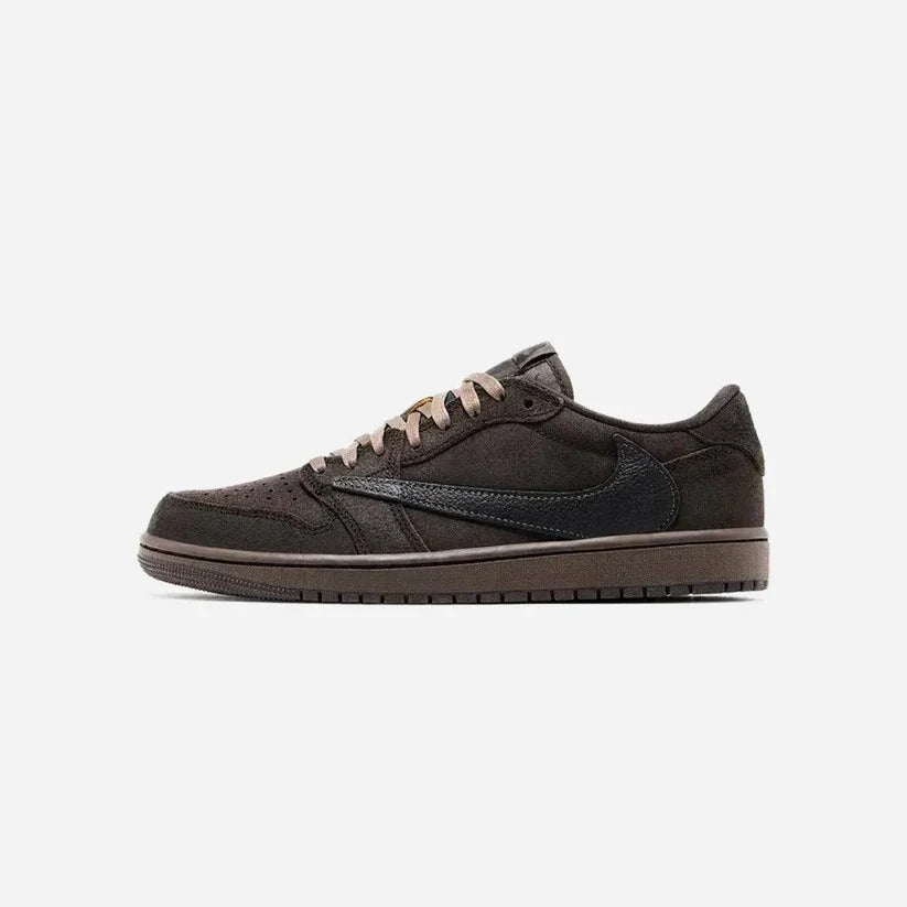 Nike Air Jordan X Travis Scott 1 Low OG SP 'Velvet Brown'[SEMI - UA QUALITY]