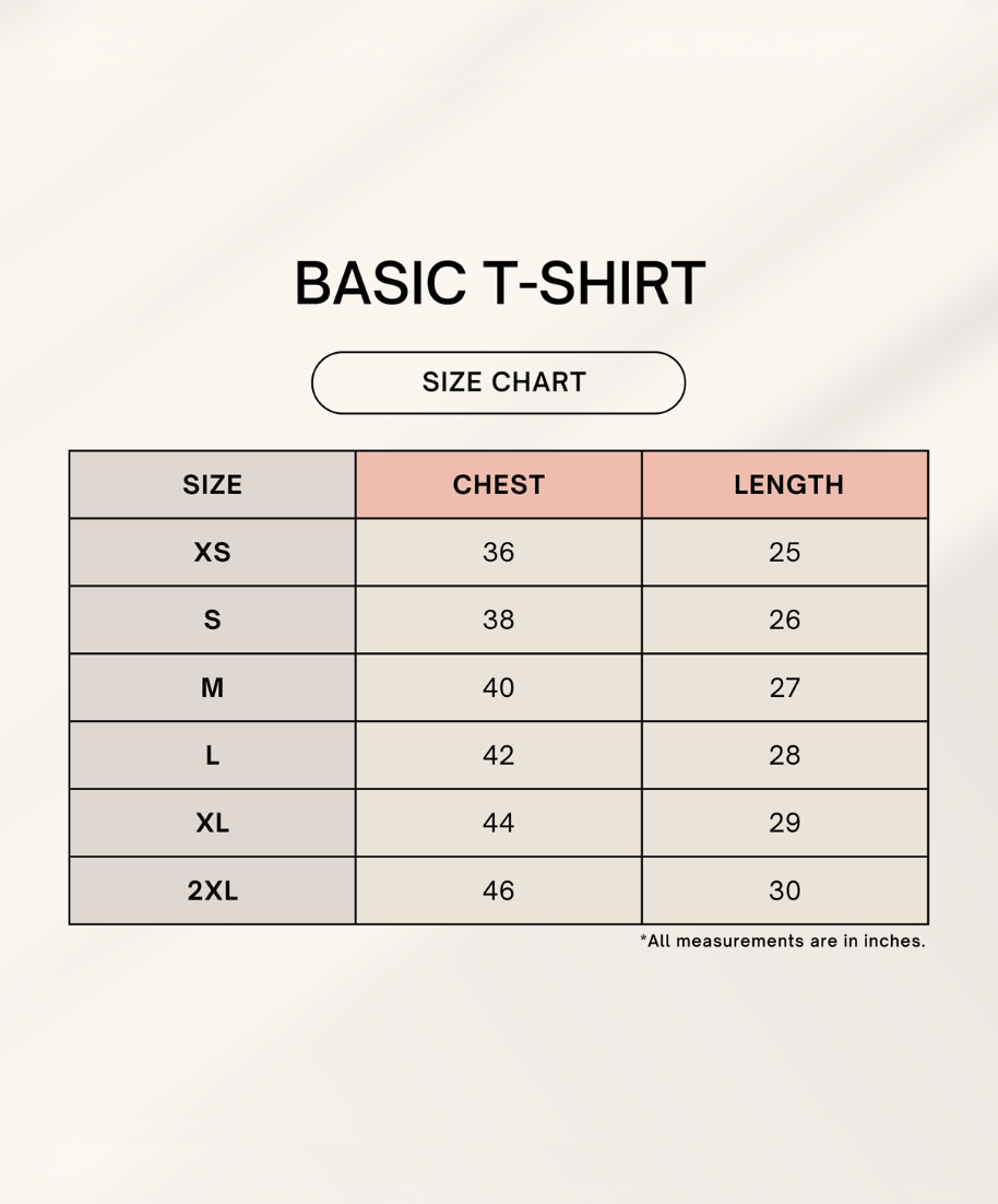 BAASH UNISEX BASIC T-SHIRT[BLACK]