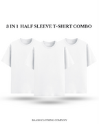 3 IN 1 UNISEX  BASIC T-SHIRT COMBO PACK