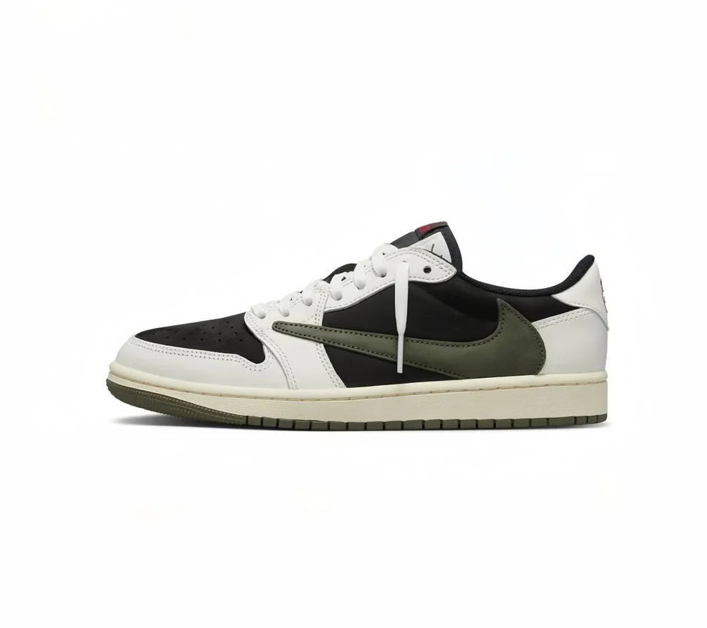 Travis Scott x Air Jordan Retro1 Low 'Olive' (UA QUALITY)