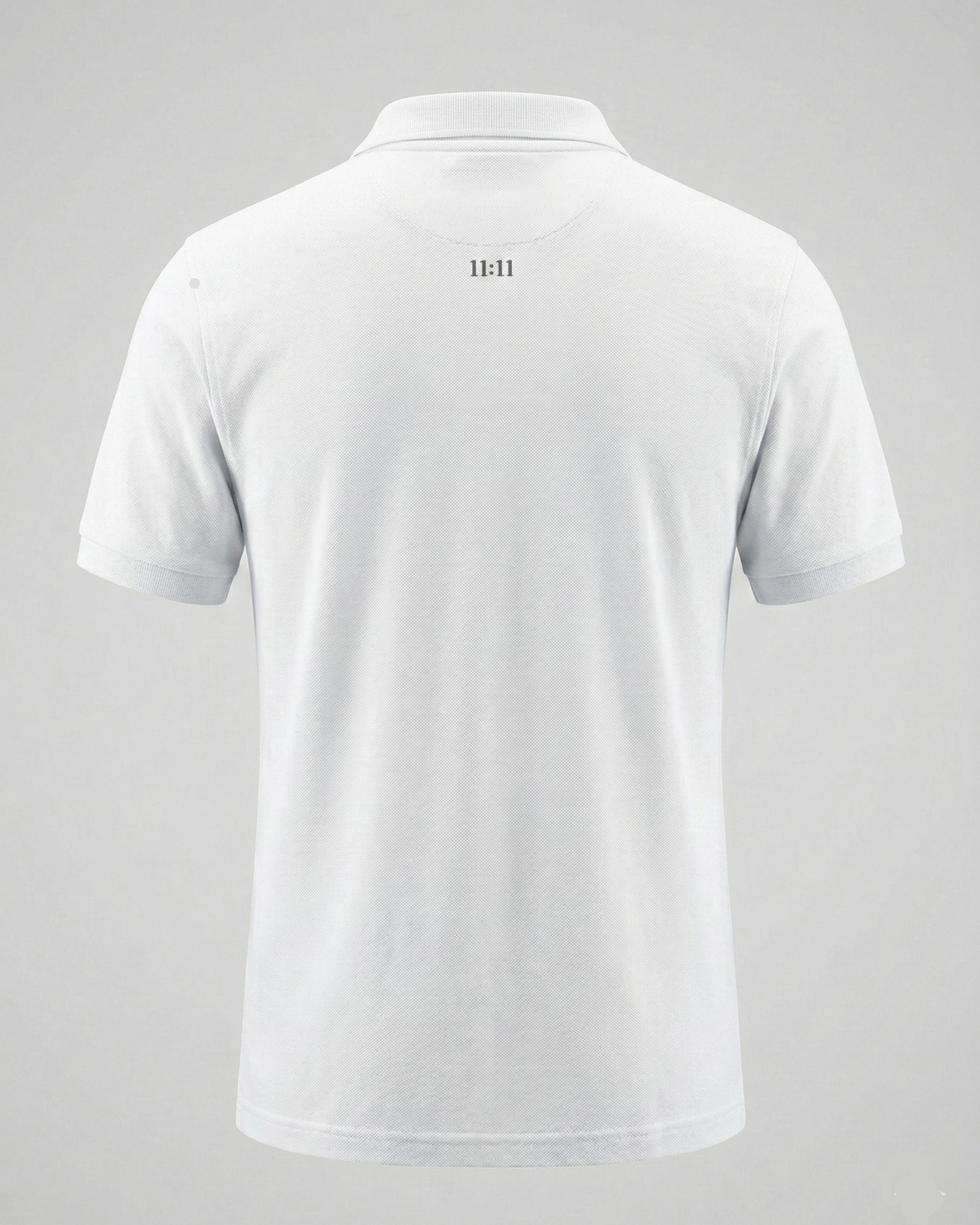 THE 11 11 POLO TEE- PURE WHITE